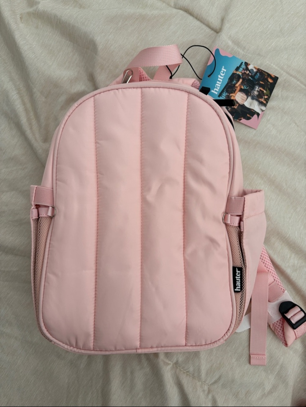 Haute Pink Quilted Mini Backpack